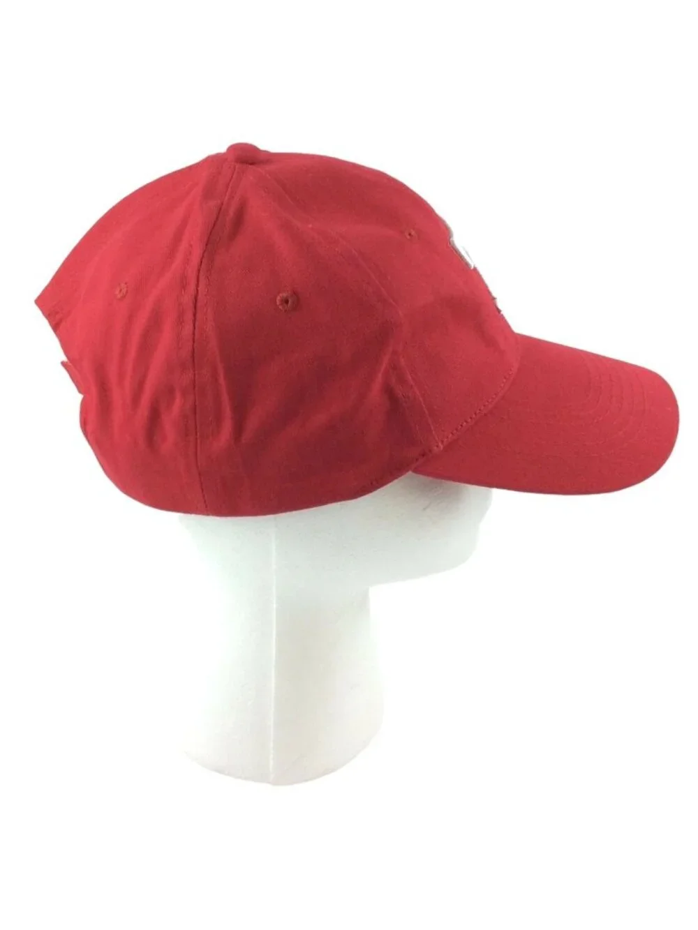 Texas Rangers MLB Embroidered Hat Cap Red Cotton Blend Hook Loop Adjustable